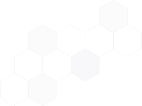 patrón hexagonal delineado